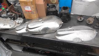 see the crap i buy ebay 195253 45ci kmodel and 195456 55ci kh primary covers harley tatro machine [upl. by Solana462]