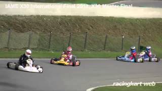 IAME X30 International Final 2012 Master Final [upl. by Nwahsiek]