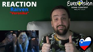 🇸🇮 SLOVENIA  REACTION Raiven  quotVeronikaquot Eurovision 2024 [upl. by Block34]