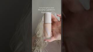 Trying the lightest shade of the Morphe Lightform Foundation  Is it pale girl friendly shorts [upl. by Nauqan]