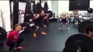 Bring Sally up Crossfit WOD Fun Crossfit workout [upl. by Holna]