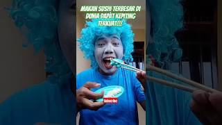 MAKAN SUSHI TERBESAR DAPAT HADIAH KEPITING ALASKA shorts reaction reaksi [upl. by Loriner]