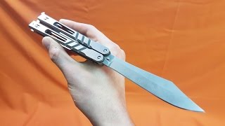 WORLDS HARDEST BUTTERFLY KNIFE TRICK  UNBELIEVEABLE  IMPOSSIBLE  AP 1 [upl. by Ahsien]