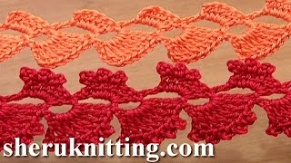 Crochet Asymmetrical Lace Tape RibbonCROCHET CORD [upl. by Kip429]