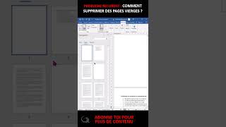 Suppression page vierge dans Microsoft Word viral bureautique word youtubeshorts shorts reels [upl. by Aisital930]