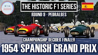 Spanish Grand Prix  Pedralbes  1954 Round 9  Historic F1 Series  Assetto Corsa Gameplay [upl. by Lisab]