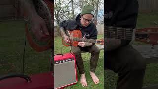 I love how the resonator sounds out of the Milkman amp🤌🏻 slideguitar bluesmusic guitaramp [upl. by Tebzil]