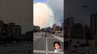 🌇 sky amazingmillionviews planet moon clouds trending travel surajfools viralvideo [upl. by Karney]