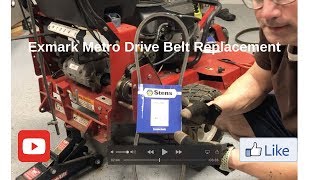 Exmark Metro Mower Spindle Removal amp Pulley Removal Part 1 of 2 Part Video [upl. by Eniac]