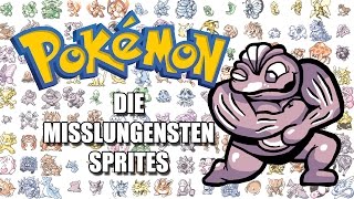 Die misslungensten POKÉMONSprites Generation 1 [upl. by Yvon]