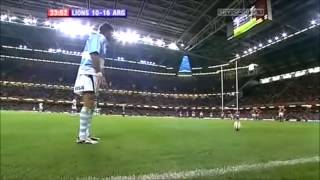 Federico Todeschini immaculate kicking vs Lions 2005 [upl. by Dloreh]