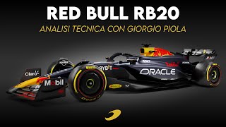 RED BULL RB20 Newey sceglie le IDEE MERCEDES scartate  con Giorgio Piola [upl. by Town]