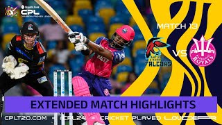 Extended Highlights  Barbados Royals vs Antigua amp Barbuda Falcons  CPL 2024 [upl. by Yacano]