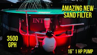 How to install a new Sand Filter Vevor 16” 3500 GPH [upl. by Lumbye9]