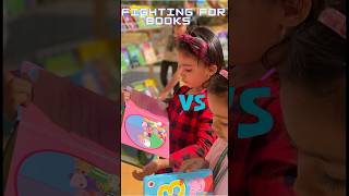 Toddler fighting for book  Cute kids Fight shorts funny [upl. by Zehcnas]