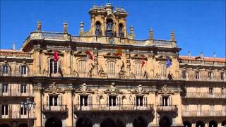 Salamanca Spain Plaza Mayor  Plaza Mayor de Salamanca España [upl. by Tandi]