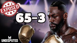 653 WILDER PLAYER GETS EXPOSED UNDISPUTED BOXING [upl. by Amedeo]