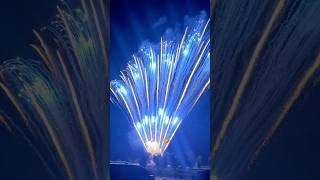 12quot inch 130s Blue Fireworks Fan Cake jeetonfireworks 吉腾12寸130发扇形组合 [upl. by Razec]