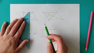 Les diagonales dans les quadrilatères [upl. by Sisxela]