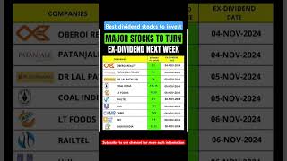 Best dividend stocks to invest in portfolio shorts beststocks nifty sharemarket bestinvestments [upl. by Lansing]