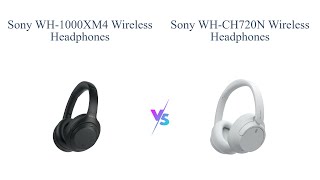 Sony WH1000XM4 vs WHCH720N Comparison 🎧🔊 [upl. by Aserej99]