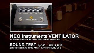 VENTILATOR NEO Instruments SOUND TEST [upl. by Lamag]