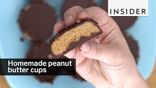 Homemade peanut butter cups [upl. by Eelessej871]