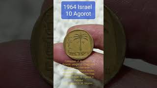 1964 Israel 10 Agorot numismatics israel coincollecting [upl. by Dorothea826]