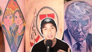 Reacting To TERRIBLE Tattoos on Reddit  rbadtattoos [upl. by Stanislaw]