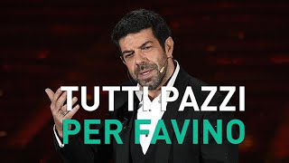 Tutti pazzi di Favino a Sanremo I commenti della rete [upl. by Messing]