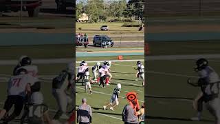 Good Defensive Stop 7th grade football [upl. by Yrdua632]