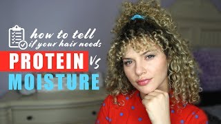 DOES MY CURLY HAIR NEED PROTEIN OR MOISTURE [upl. by Langille764]