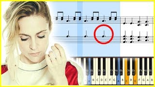 AGNES OBEL  RIVERSIDE  Piano Sheet Music [upl. by Eloise452]