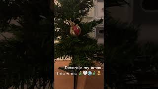 Xmas tree 🤍❄️🧸🎄 christmas merrychristmas fypシ゚viral haul decoration music christmastree [upl. by Cotsen]