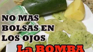 BOMBA natural para acabar con los ojos hinchados  ojeras y bolsas [upl. by Akimot]