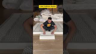 Latex mattress making progressmattress mattressfactory [upl. by Pump]