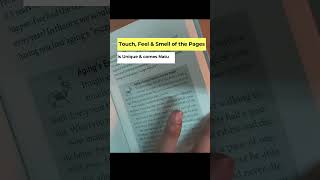 Kindle vs book Touch amp feel Turning pages is like a Paper book [upl. by Yllier321]