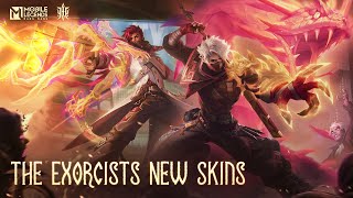 New Skins  Exorcist Granger amp Exorcist Hayabusa Ingame Visual Effects  Mobile Legends Bang Bang [upl. by Tivad]