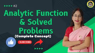 Analytic Function Examples of Analytic and Not Analytic functions Analyticfunction Complex [upl. by Sundberg]