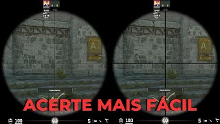 COMO ENGROSSAR A MIRA DA AWP NO CS2 [upl. by Schrick606]