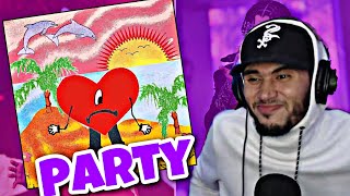 Bad Bunny ft Rauw Alejandro  Party REACCION [upl. by Enwahs]