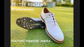 FOOTJOY PREMIERE SERIES PACKARD GOLF SHOES REVIEW [upl. by Julee]