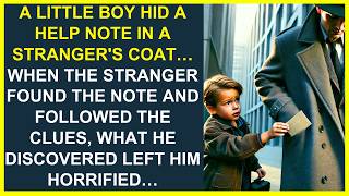 A LITTLE BOY HID A HELP NOTE IN A STRANGERS POCKET WHEN THE MAN FOUND THE NOTE AND [upl. by Aneri]