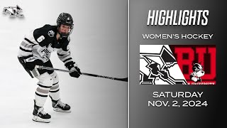 Womens Ice Hockey vs Boston University 11224 Highlights [upl. by Hector]