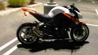 2010 Z1000 M4 exhaust Before amp After [upl. by Elsinore421]