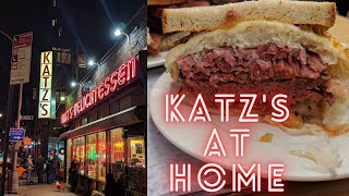 Katzs Deli Prepare it so it tastes like you are in NYC Unboxing and making a Rueben amp Lox amp bagel [upl. by Opportina]