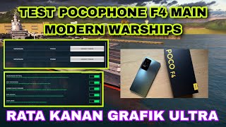 TEST PERFORMA POCOPHONE F4 MODERN WARSHIPS [upl. by Akinoj]