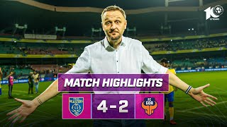 Match Highlights  Kerala Blasters FC 42 FC Goa  MW 16  ISL 202324 [upl. by Aniratak]