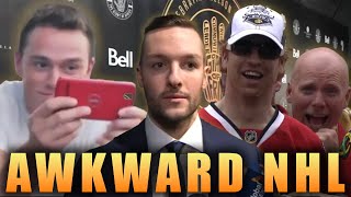 NHL Awkward OffIce Moments  2BC Reacts [upl. by Erkan]