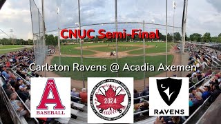 Carleton Ravens  Acadia Axemen  Canadian National University Championships [upl. by Nagem970]